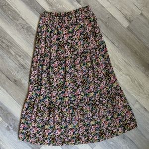 Wild Fable| Floral tiered maxi skirt